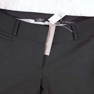 NWT Ann Taylor Loft Marisa Black Trouser Pants